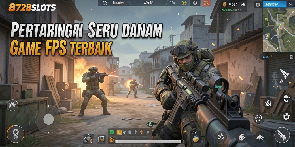 Tangkapan layar gameplay FPS 8728SLOTS yang menarik dan penuh aksi.