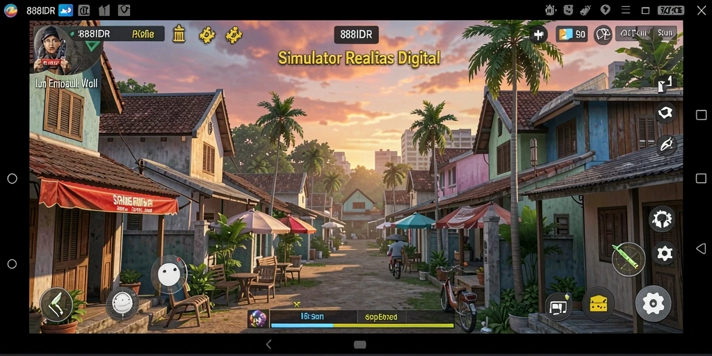 Tampilan gameplay mendalami simulasi kehidupan sehari-hari.