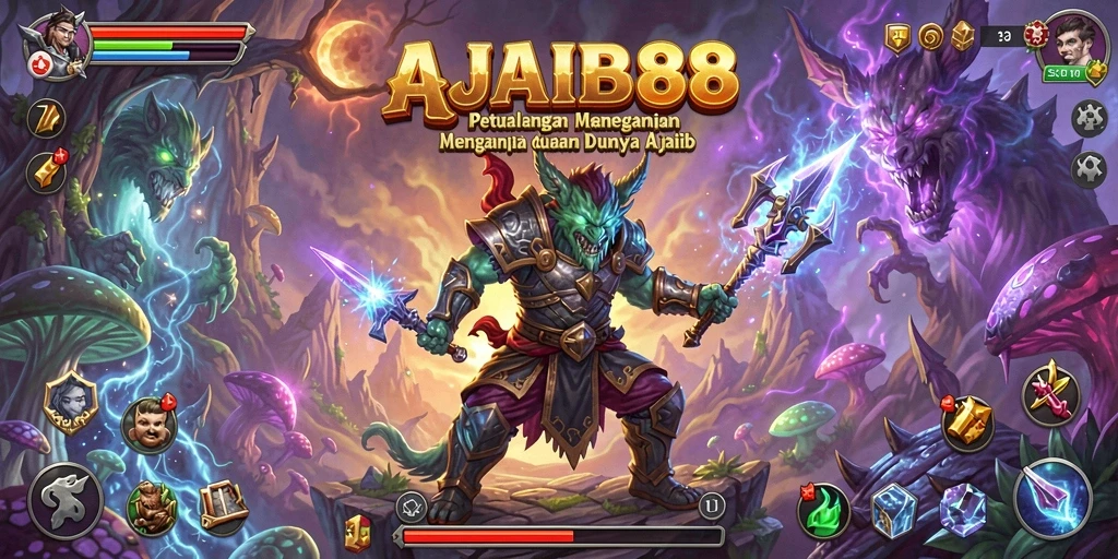 Screenshot gameplay AJAIB88 menampilkan petualangan seru dan eksplorasi yang mendebarkan.