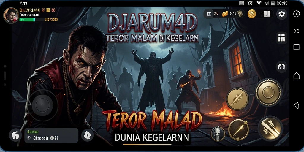 Gameplay DJARUM4D menampilkan momen mencekam dengan suasana mencekam.