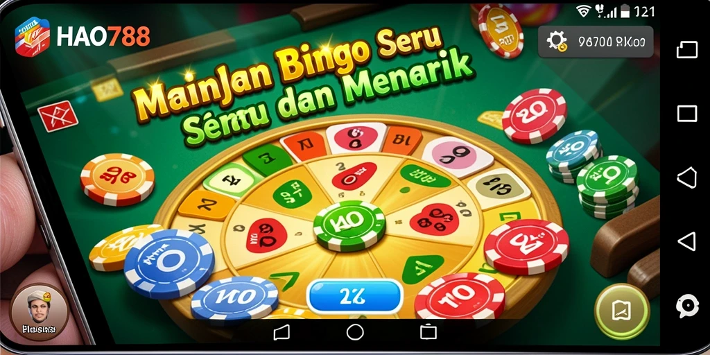 Tampilan gameplay Bingo yang menyenangkan dan interaktif.