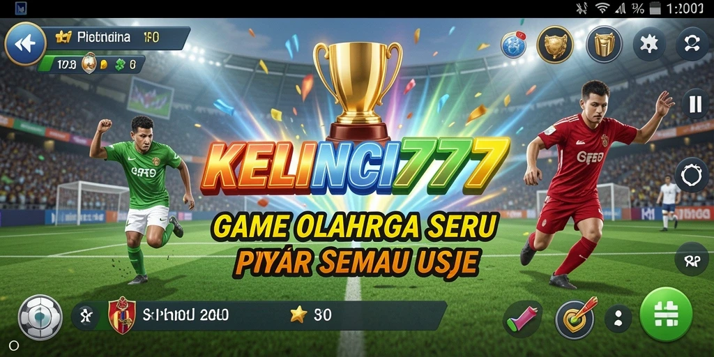 Screenshot utama KELINCI777 menunjukkan aksi seru dalam permainan olahraga.