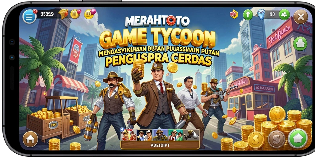 Tampilan gameplay <strong>MERAHTOTO</strong> yang seru dan penuh tantangan dalam dunia Tycoon.