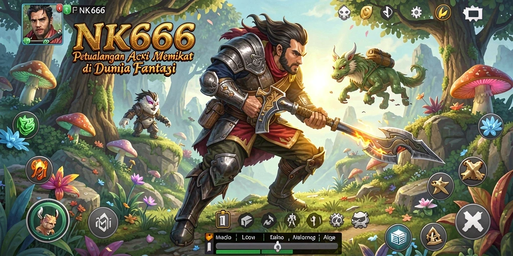 Screenshot gameplay NK666 menampilkan aksi pertarungan yang seru dan mendebarkan.