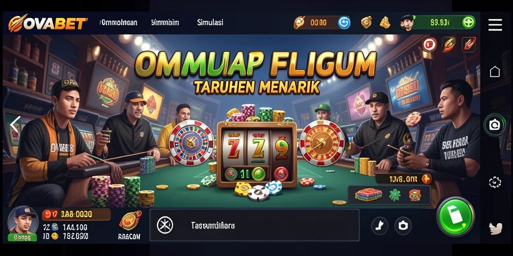 Screenshot utama OVABET menampilkan gameplay taruhan yang mendebarkan.