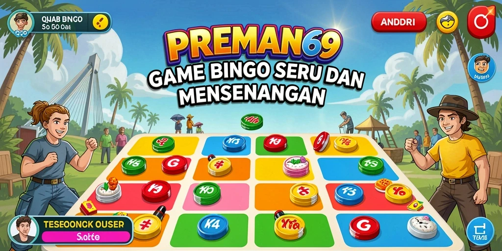 Screenshot utama menunjukkan keseruan gameplay Bingo di PREMAN69.