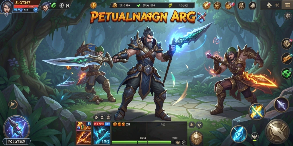 Tangkapan layar menampilkan pertempuran seru dalam gameplay ARPG.