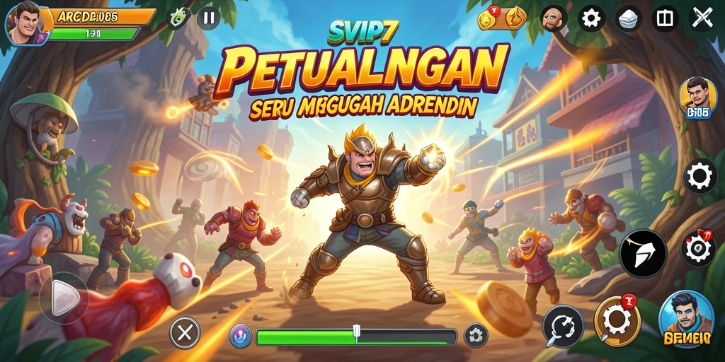 Gameplay seru SVIP7 dengan petualangan yang mendebarkan.